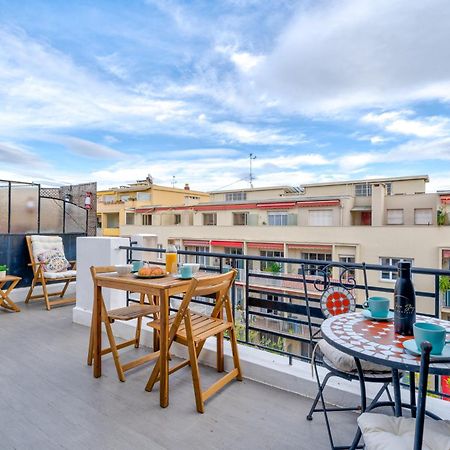 Top Floor Terrace - Dernier Etage Terrasse Cosy نيس المظهر الخارجي الصورة